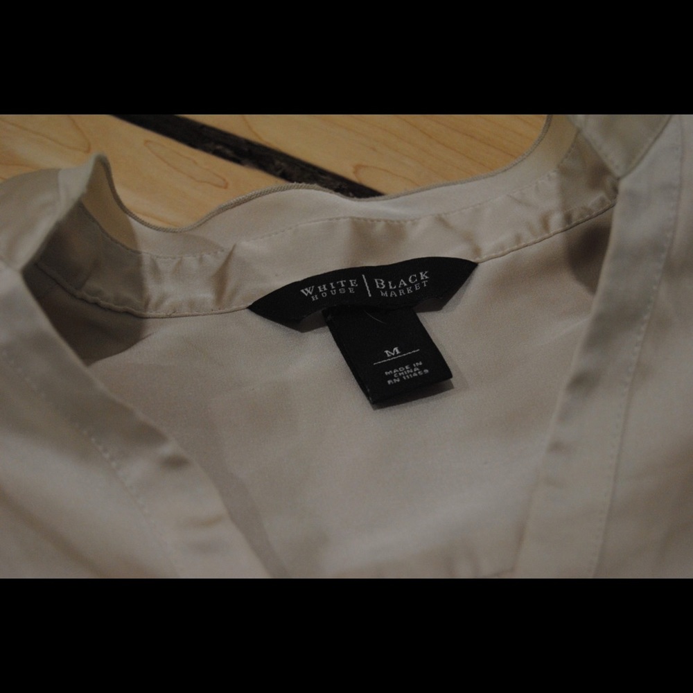 White House Black Market Work Blouse